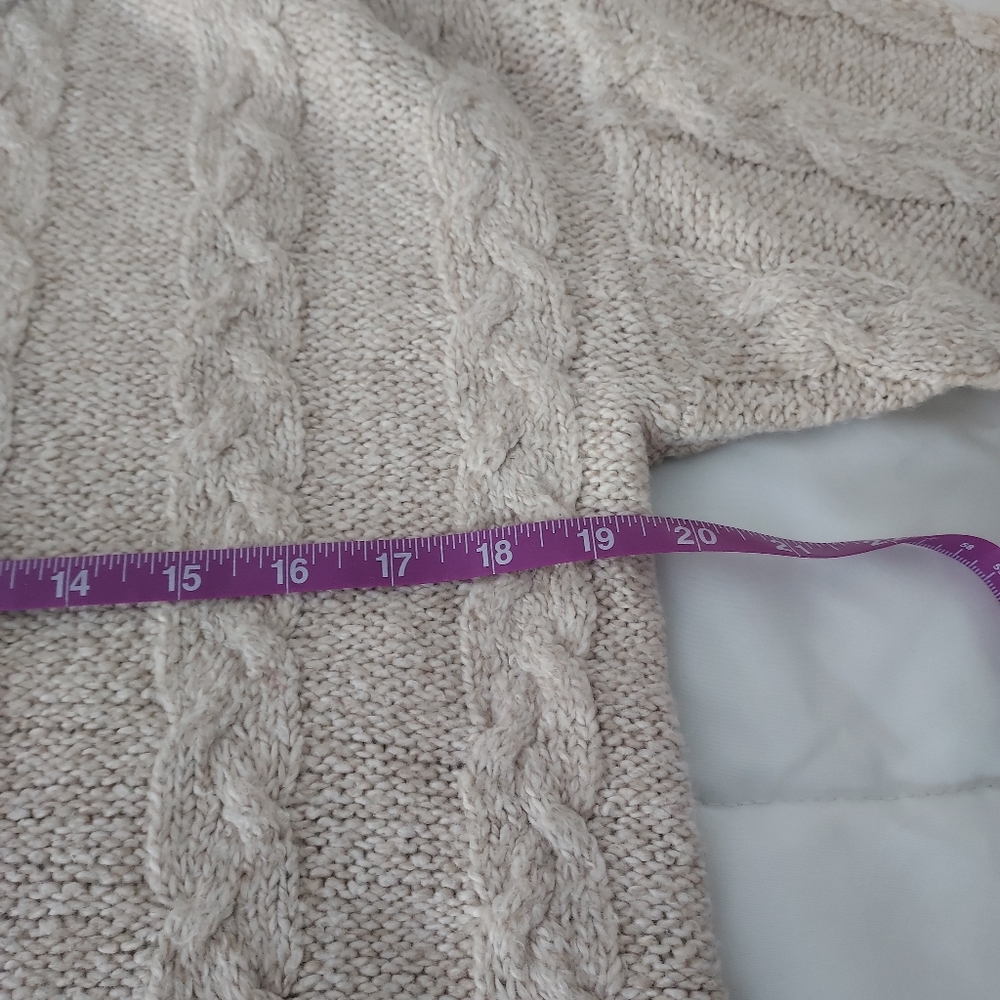 EUC American Eagle Outfitters cable turtleneck sweater dress, M - Picture 6 of 9
